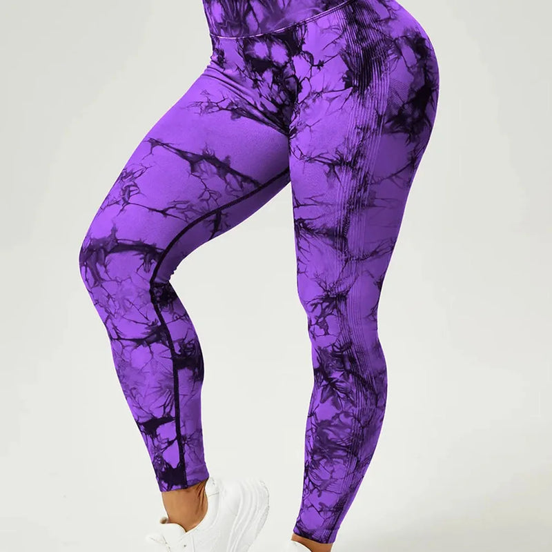 Leggings de ioga sem costura para mulheres cintura alta