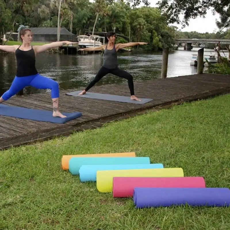 Tapete de yoga extra grosso antiderrapante, exercício fitness, pilates, família de alta qualidade, antiderrapante, fácil de limpar, tapete de yoga, meditação